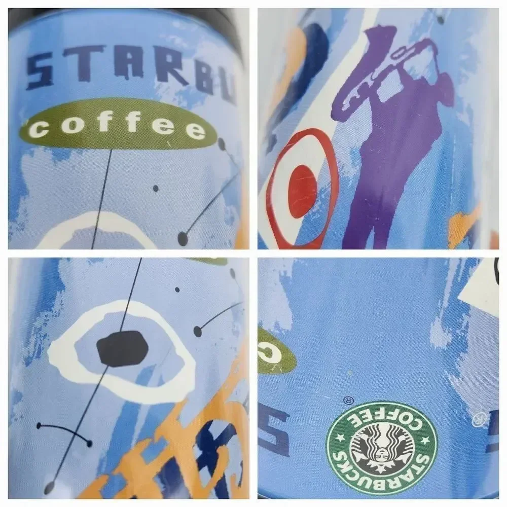 ☕️Vintage Starbucks Jazz Music Acrylic 16oz Travel Tumbler